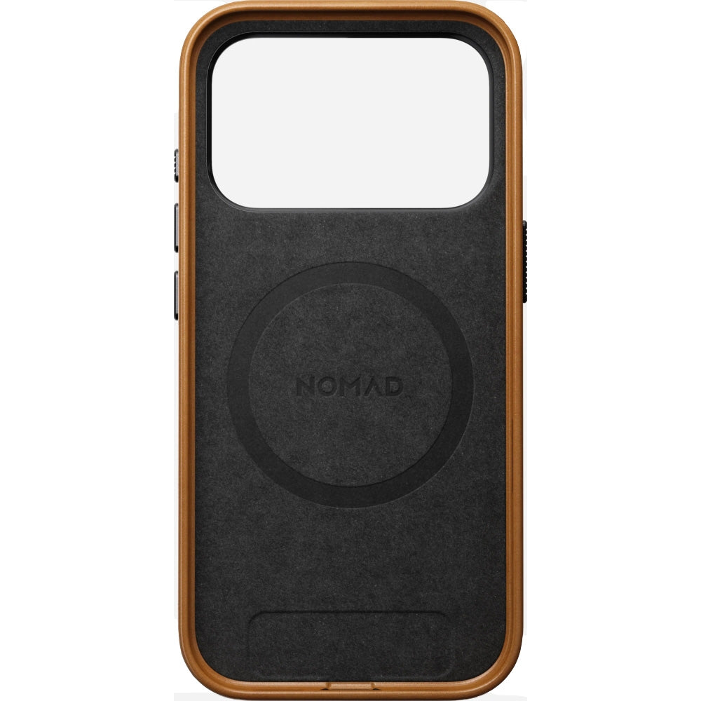 Leder Handyhülle für iPhone 17 Pro mit MagSafe, Nomad Traditional Leather Case, Hellbraun