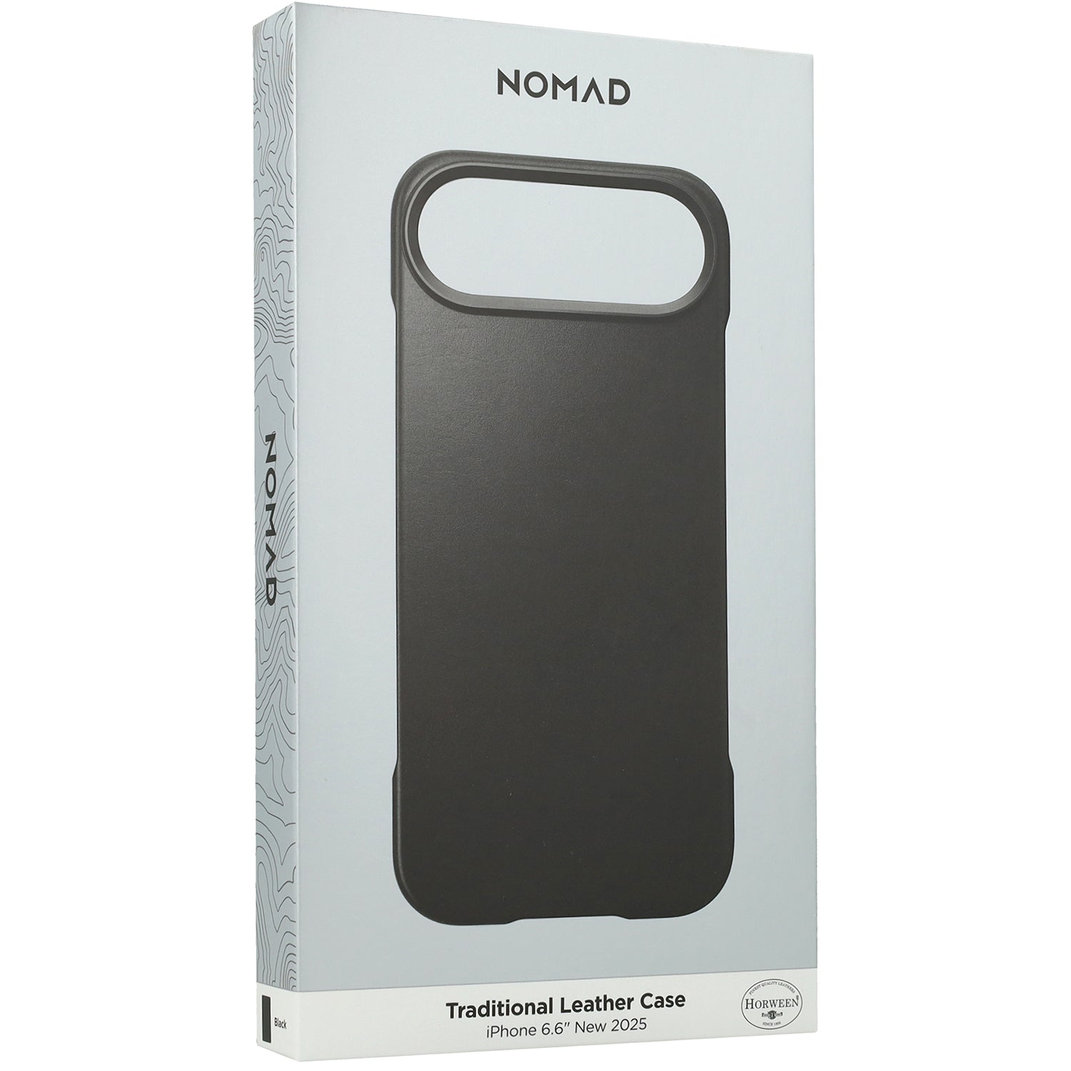 Leder Handyhülle für iPhone Air mit MagSafe, Traditional Leather Case Horween Series, Schwarz