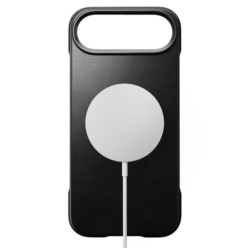 Leder Handyhülle für iPhone Air mit MagSafe, Traditional Leather Case Horween Series, Schwarz