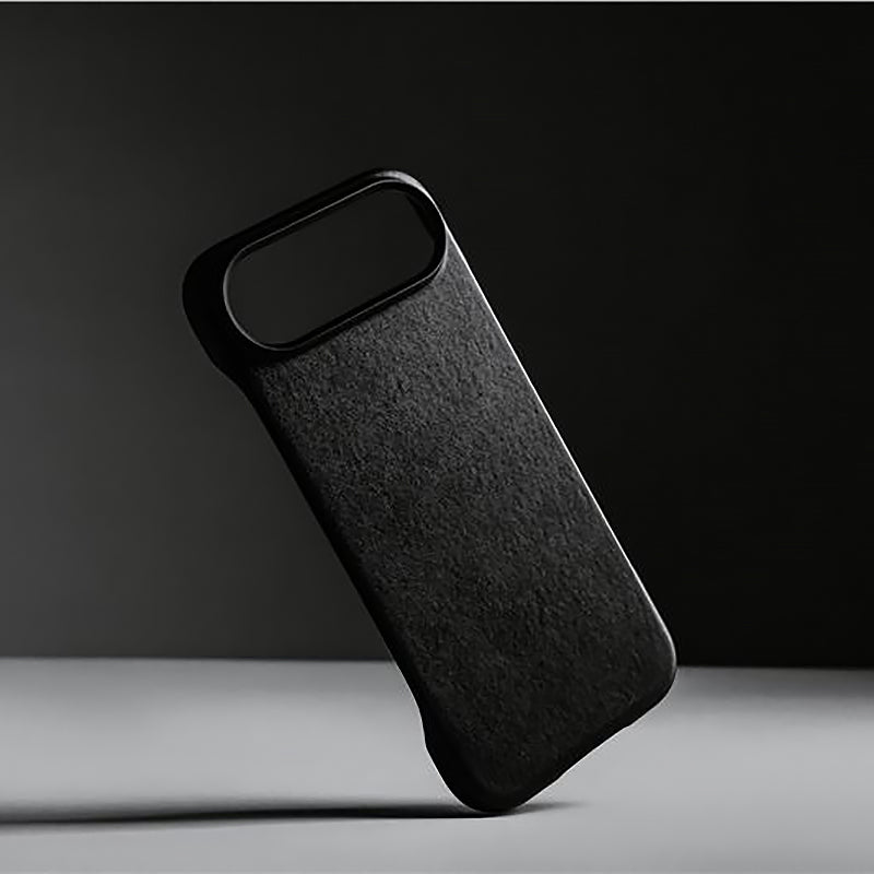 Leder Handyhülle für iPhone Air mit MagSafe, Traditional Leather Case Horween Series, Schwarz