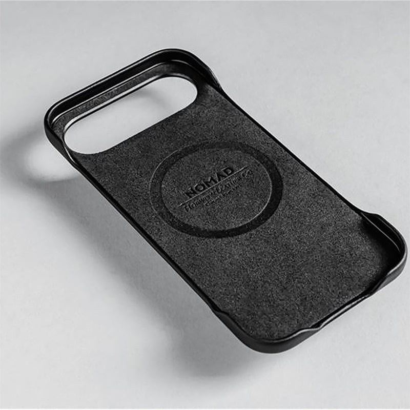 Leder Handyhülle für iPhone Air mit MagSafe, Traditional Leather Case Horween Series, Schwarz
