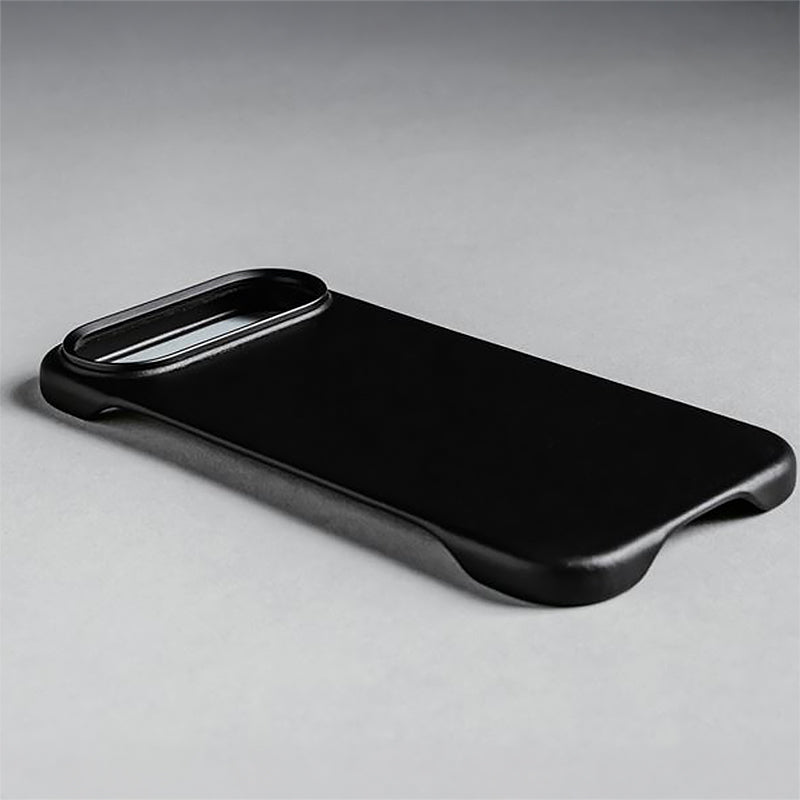 Leder Handyhülle für iPhone Air mit MagSafe, Traditional Leather Case Horween Series, Schwarz