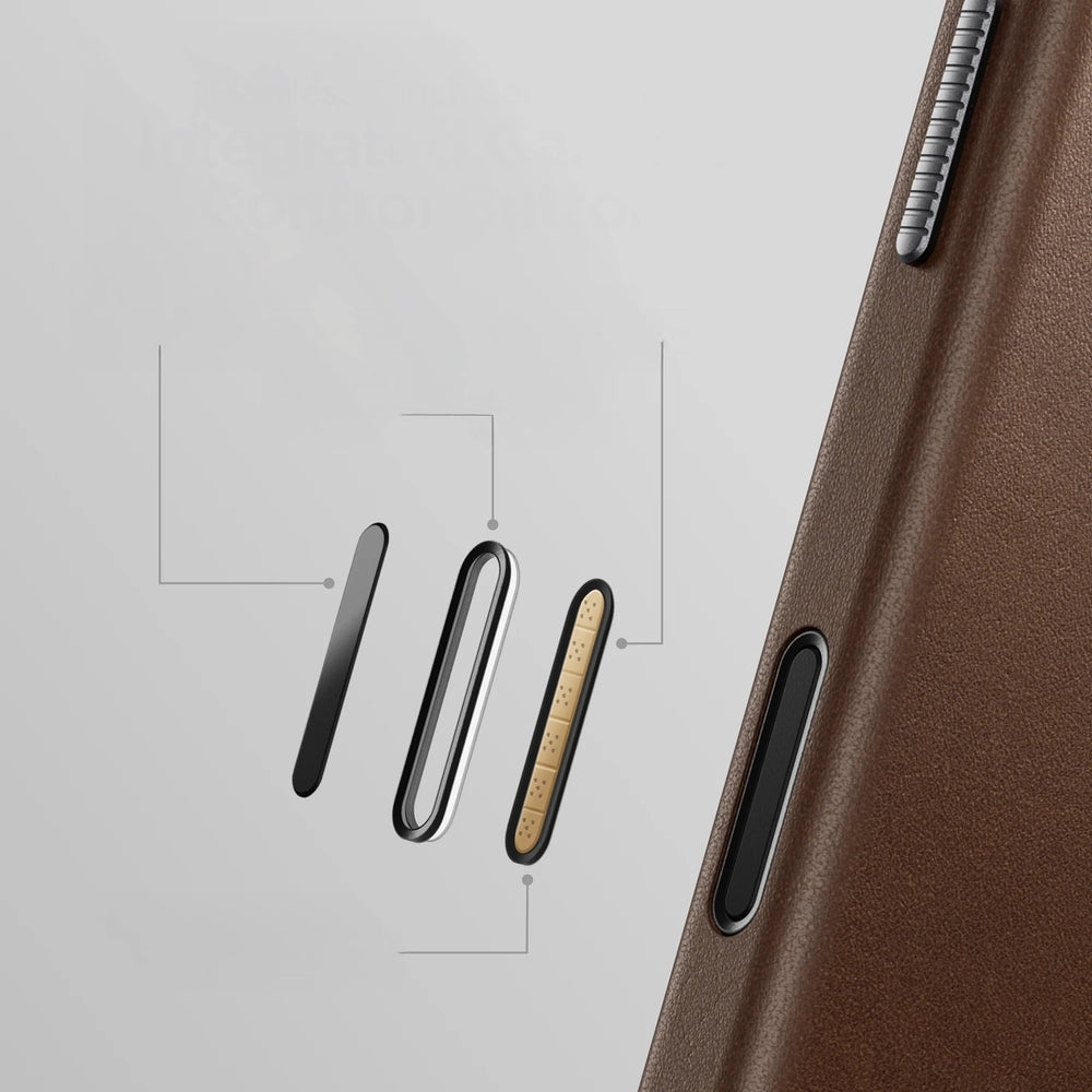 Leder Handyhülle für iPhone 17 Pro mit MagSafe, Nomad Traditional Leather Case, Braun