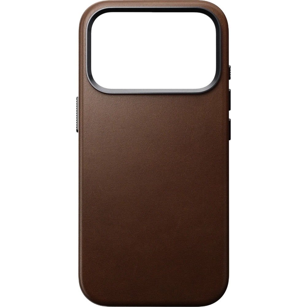 Leder Handyhülle für iPhone 17 Pro mit MagSafe, Nomad Traditional Leather Case, Braun