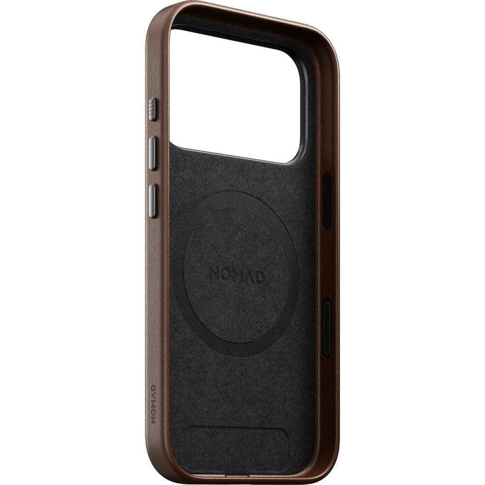 Leder Handyhülle für iPhone 17 Pro mit MagSafe, Nomad Traditional Leat