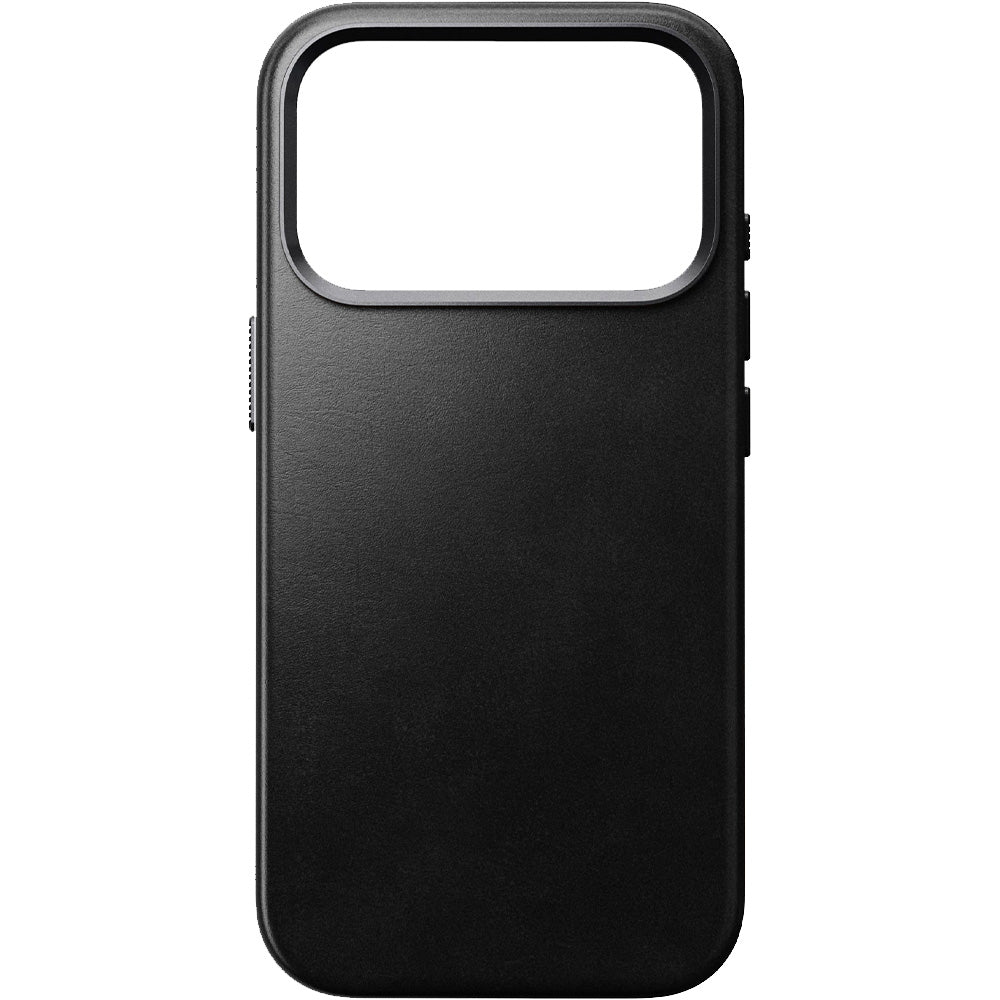 Leder Handyhülle für iPhone 17 Pro mit MagSafe, Traditional Leather Case Horween Series, Schwarz