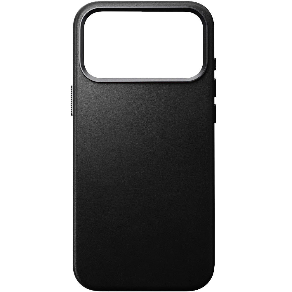 Leder Handyhülle für iPhone 17 Pro Max mit MagSafe, Nomad Traditional Leather Case, Schwarz