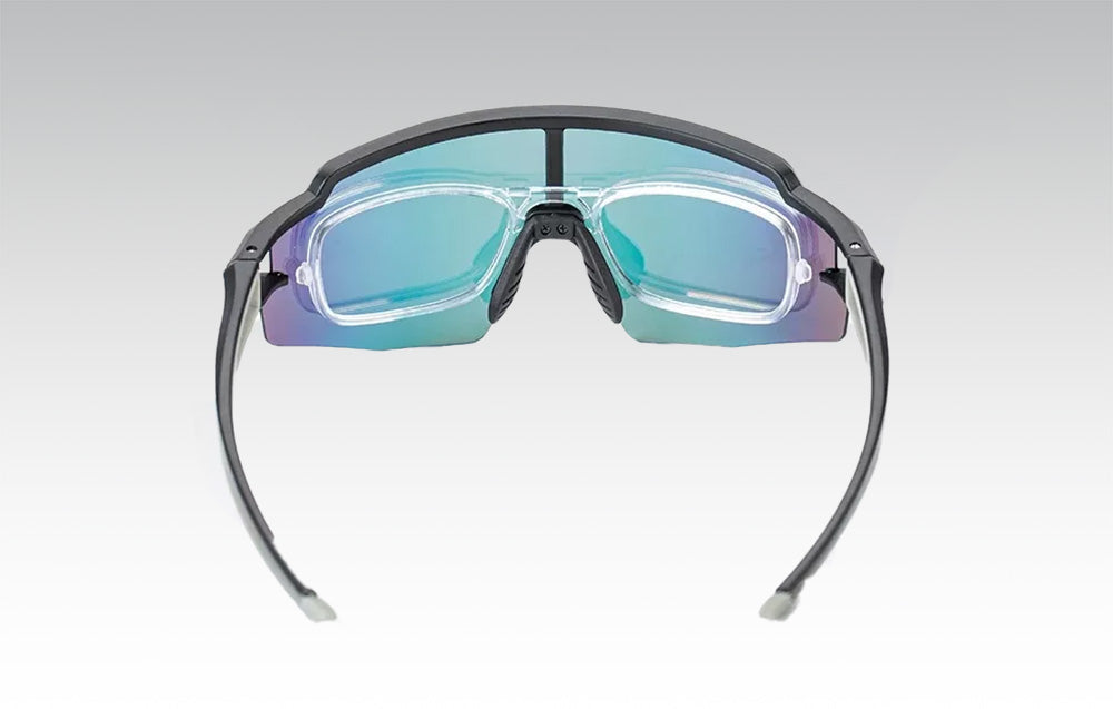 Rockbros polarisierende Fahrradbrille 10138 - Schwarz / Blau