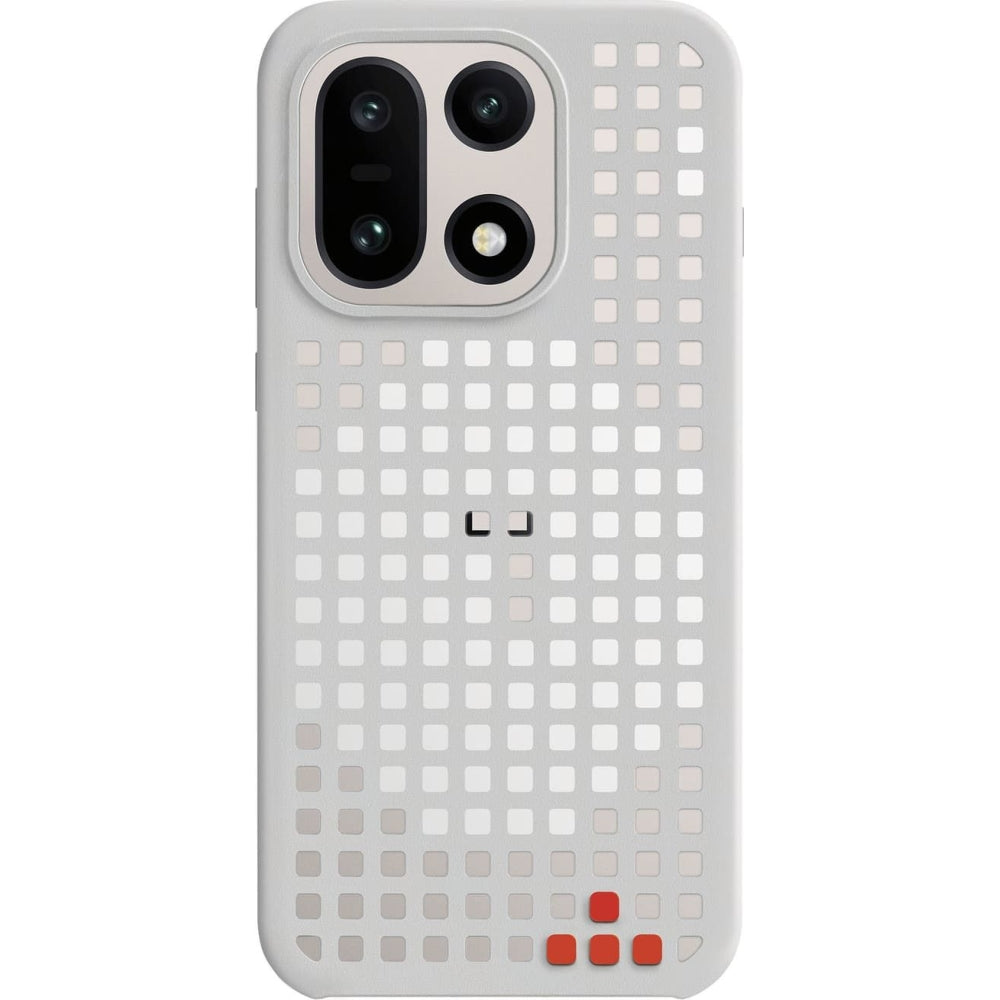 Original-Handyhülle für OnePlus 15, OnePlus Hole-Pattern Magnetic Case, Grau