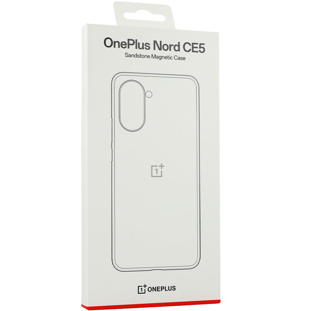 Original-Handyhülle für OnePlus Nord CE5 5G, OnePlus Sandstone Magnetic Case, Schwarz