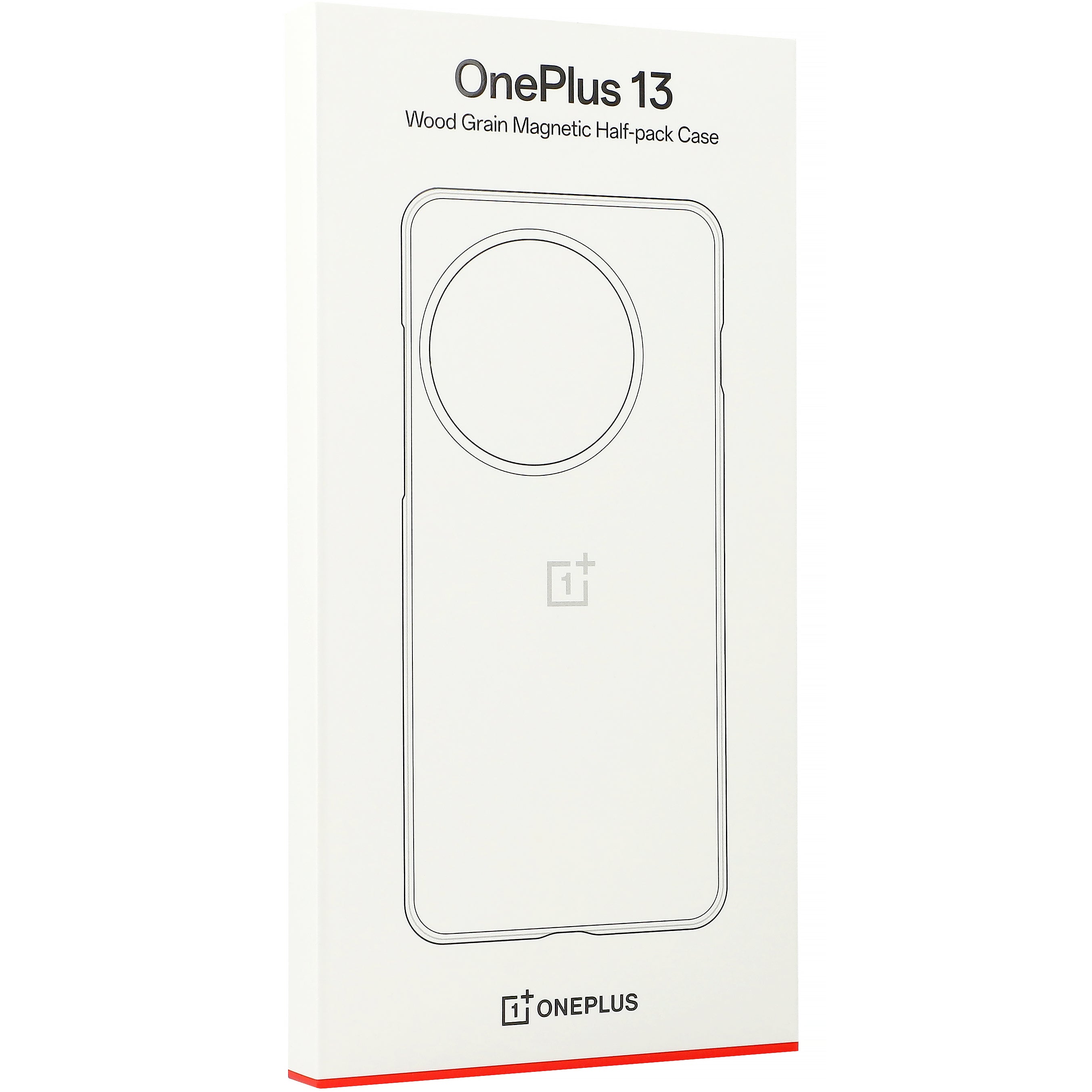 Original-Handyhülle für OnePlus 13, OnePlus Wood Magnetic Case, Schwarz
