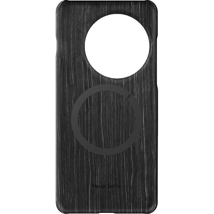 Original-Handyhülle für OnePlus 13, OnePlus Wood Magnetic Case, Schwarz
