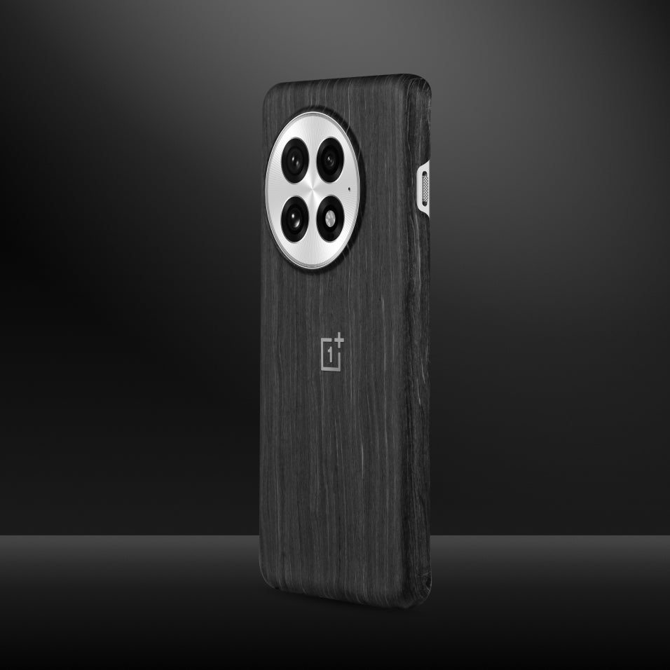 Original-Handyhülle für OnePlus 13, OnePlus Wood Magnetic Case, Schwarz