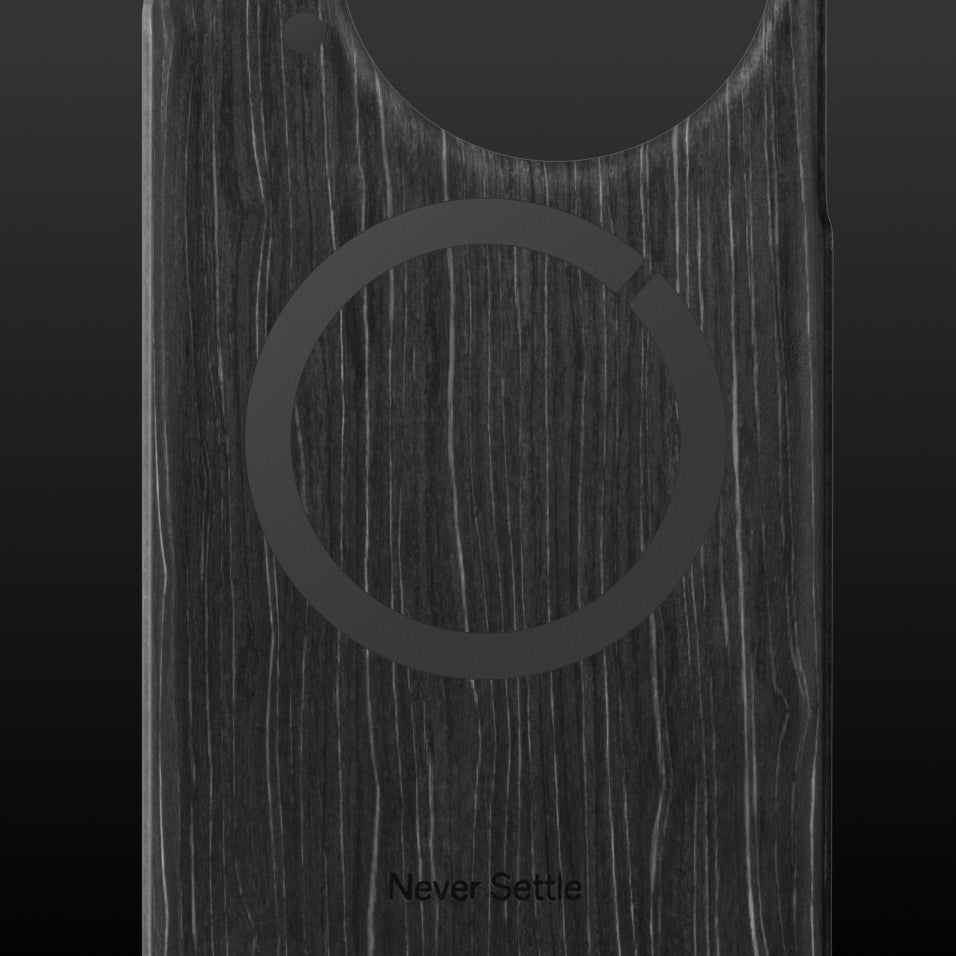 Original-Handyhülle für OnePlus 13, OnePlus Wood Magnetic Case, Schwarz