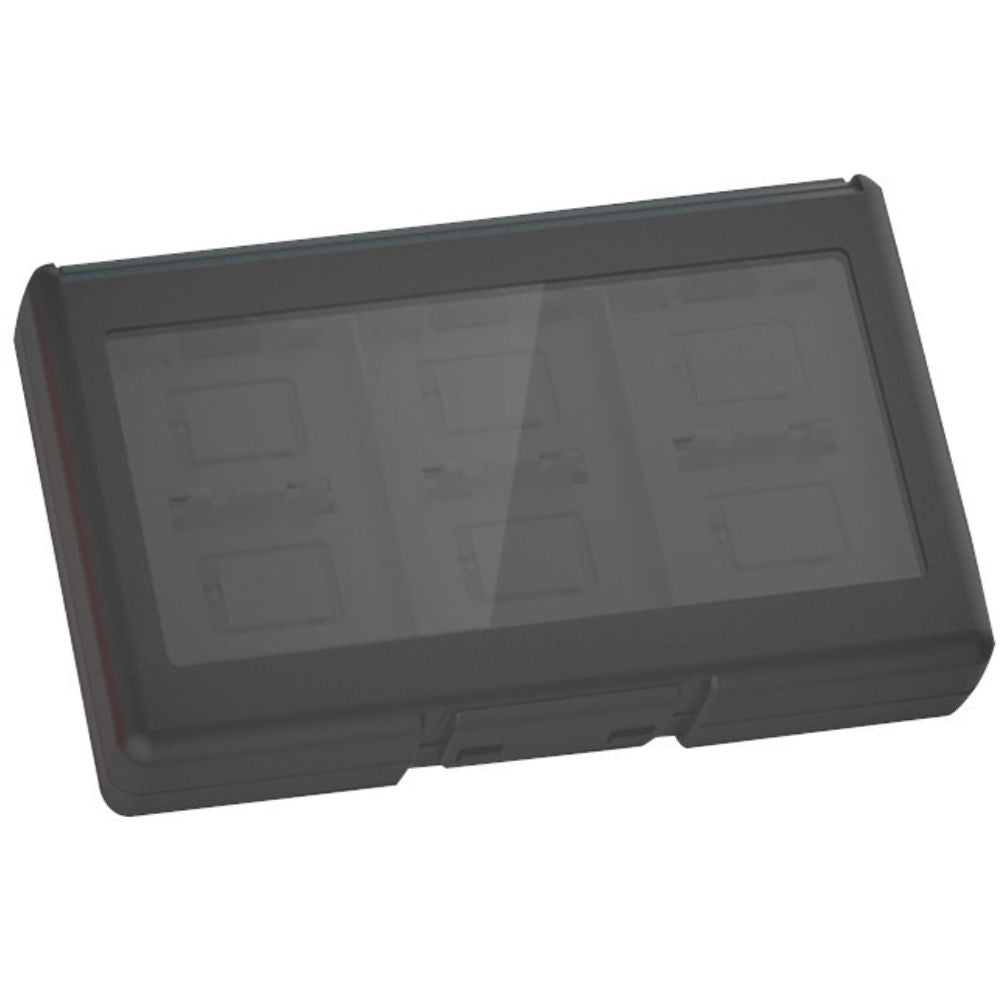 Etui für 24 Spielkarten für Nintendo Switch 2 / 1, YAXO Storage Set, Schwarz