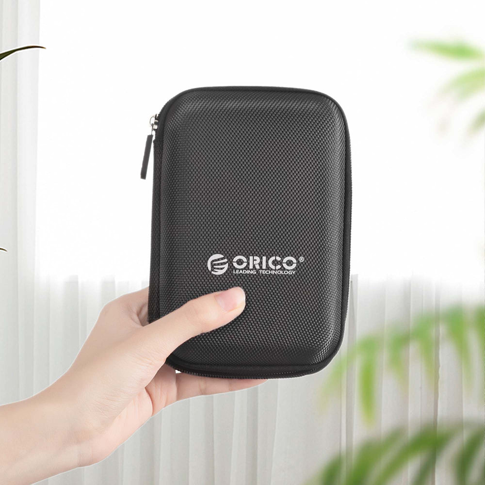 Schutzhülle für externe Festplatte 2,5" und Zubehör, Orico Portable Storage Bag, Schwarz