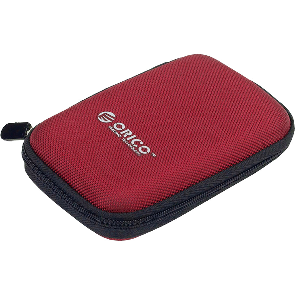 Schutzhülle für externe Festplatte 2,5" und Zubehör, Orico Portable Storage Bag, Rot