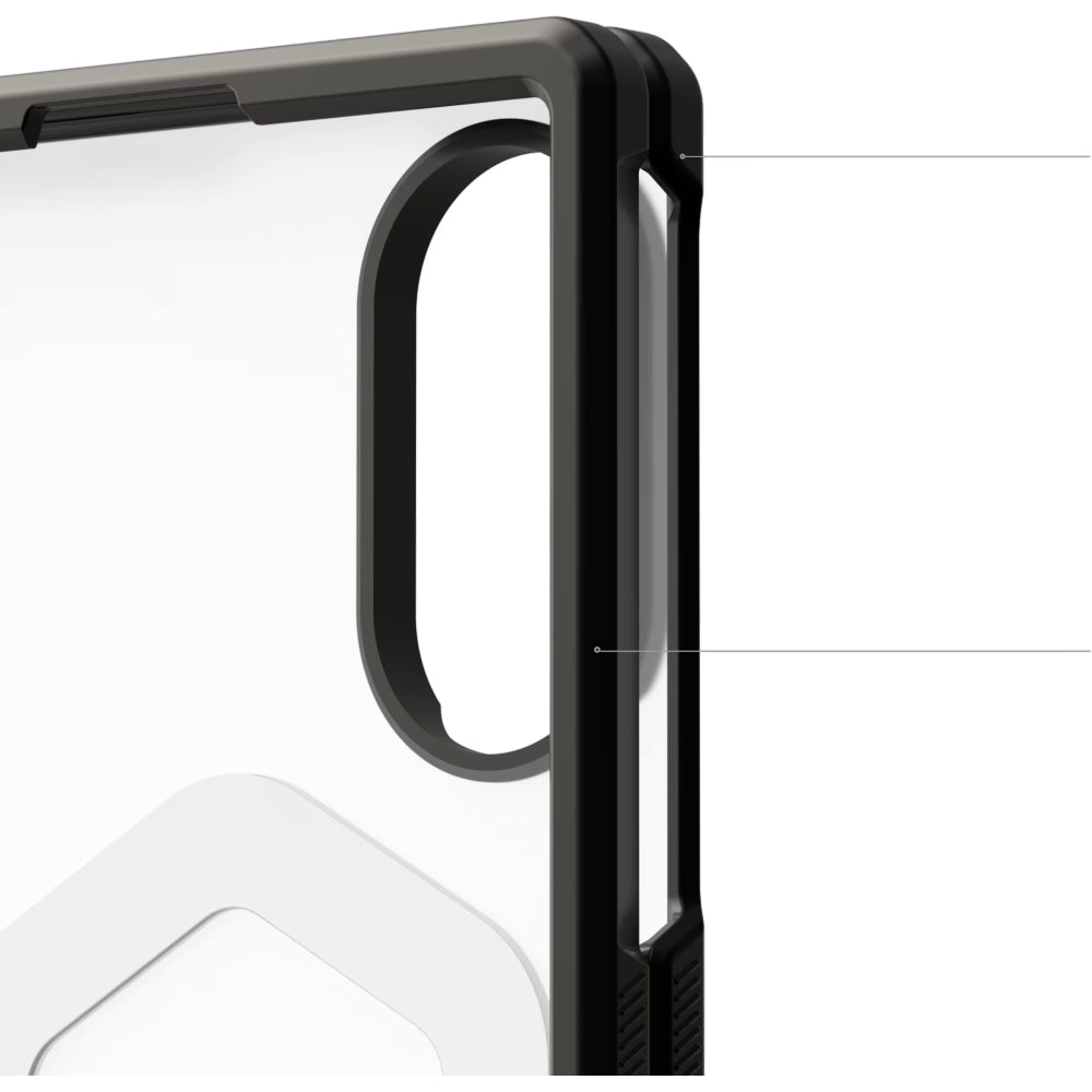 Handyhülle für Galaxy Z Fold8, UAG Mouve, Transparent mit schwarzen Rahmen (7/12)
