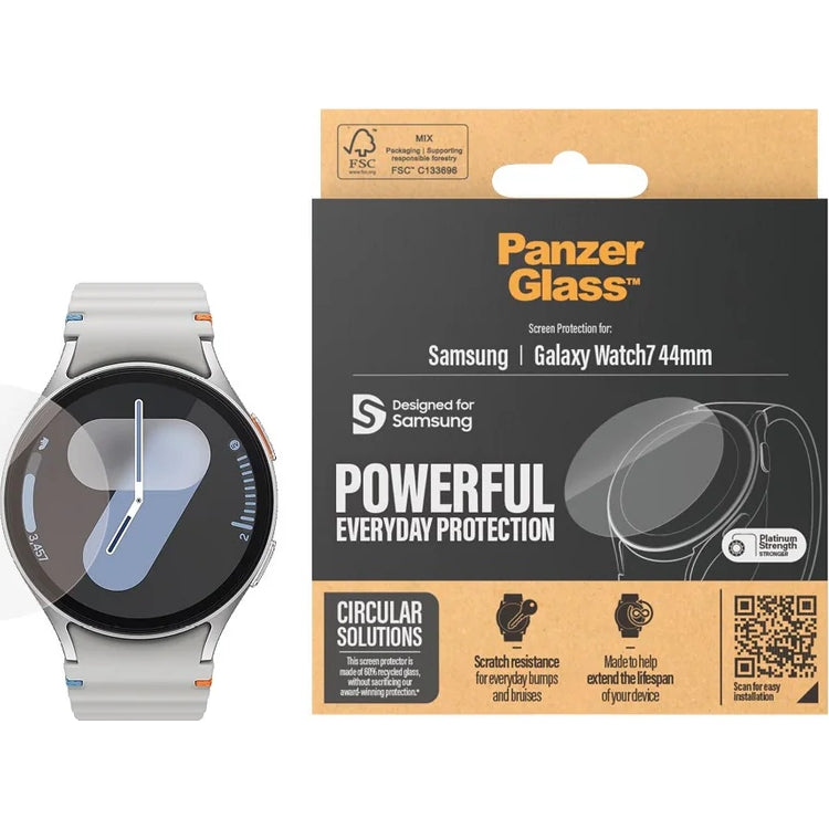 Gehärtetes Glas PanzerGlass Screen Protection für Galaxy Watch7 44 mm