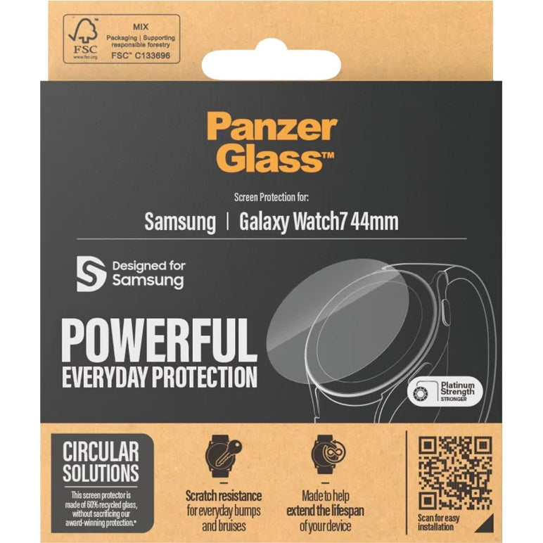 Gehärtetes Glas PanzerGlass Screen Protection für Galaxy Watch7 44 mm