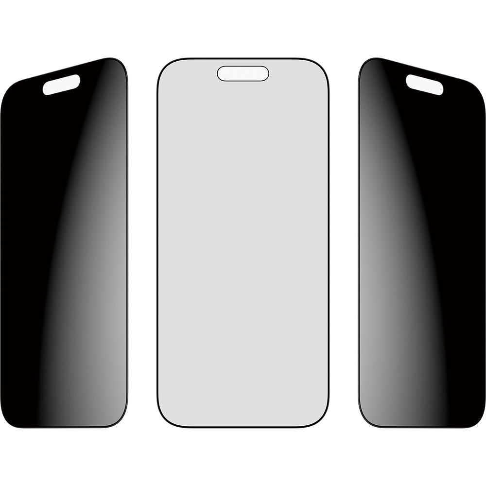 Sichtschutzglas mit Applikator für iPhone 17 / 16 Pro, PanzerGlass 2-way Ultra-Wide Fit Privacy Plus EasyAligner