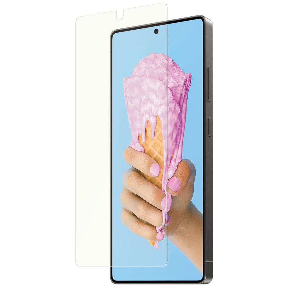 Gehärtetes Glas mit Blaulichtfilter, wärmeleitfähig für Galaxy S25 Ultra, PanzerGlass All-In-One Ultra-Wide-Fit, Transparent