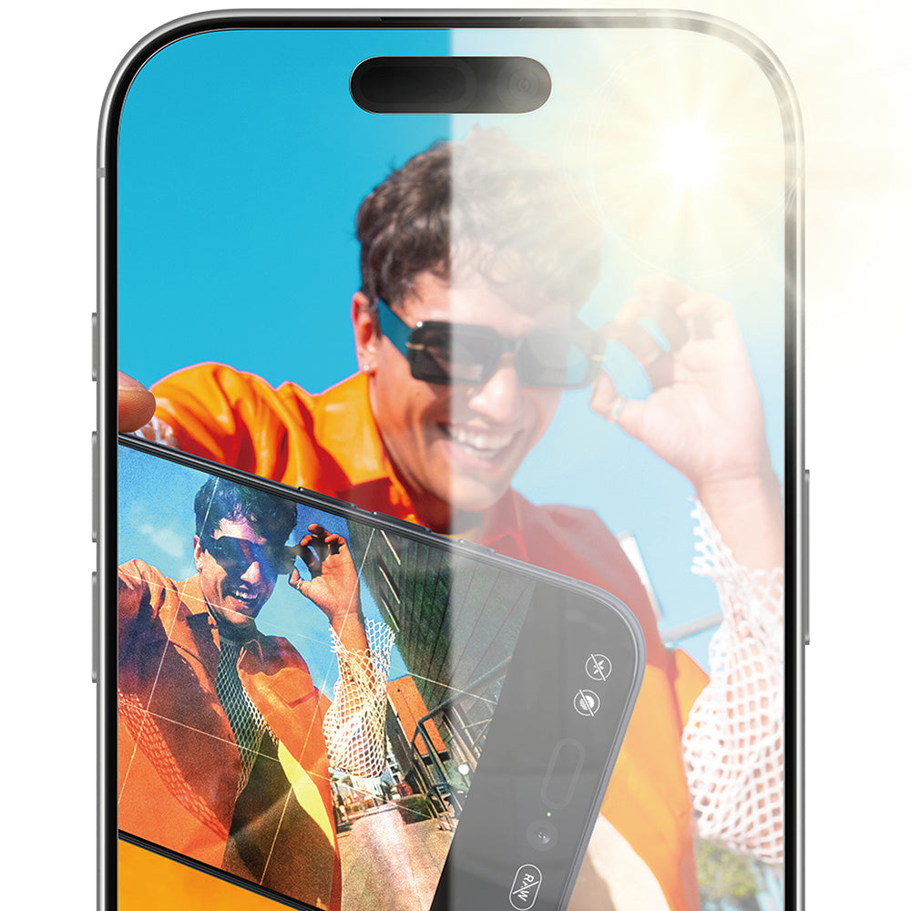 Gehärtetes Glas für iPhone 17 / 16 Pro, PanzerGlass Anti-Reflective Armor EasyAligner