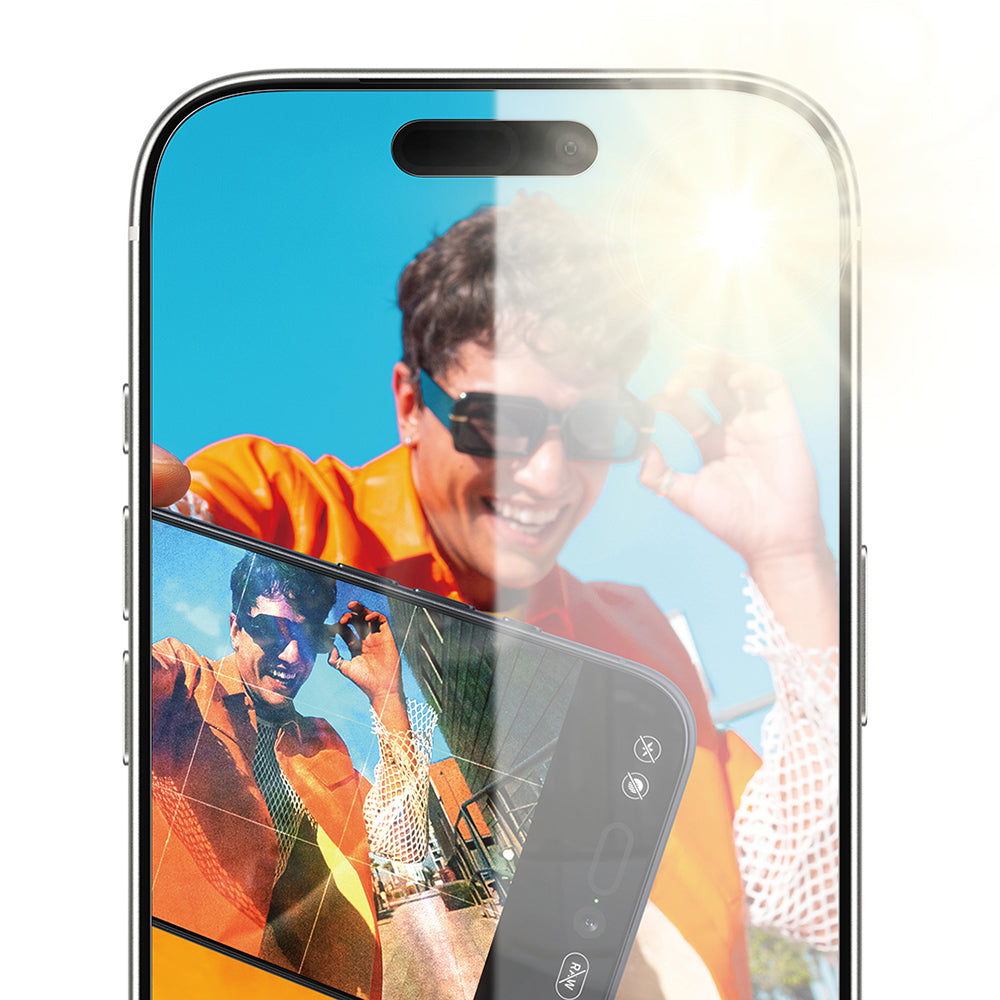 Gehärtetes Glas für iPhone 17 Pro, PanzerGlass Anti-Reflective Armor EasyAligner