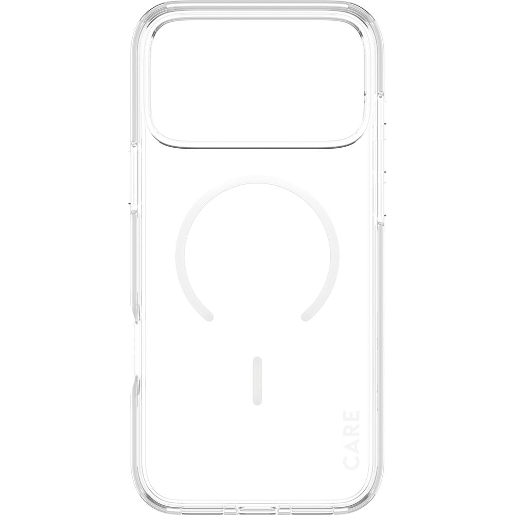 Handyhülle für iPhone 17 Pro Max, CARE by PanzerGlass Flagship Urban Explorer mit MagSafe, Transparent und Weiß