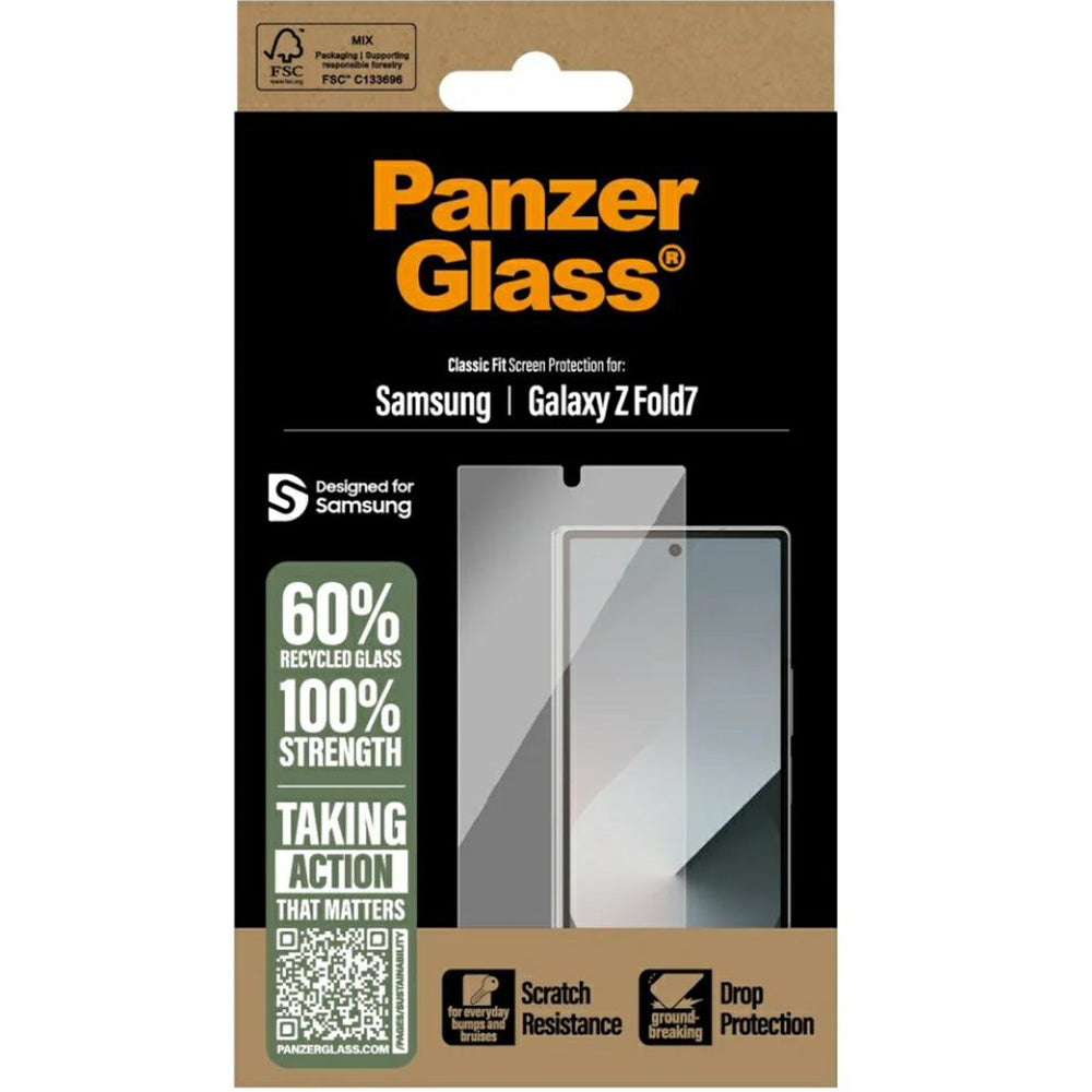 Szkło hartowane PanzerGlass Classic Fitfür Galaxy Z Fold7, PanzerGlass Classic Fit