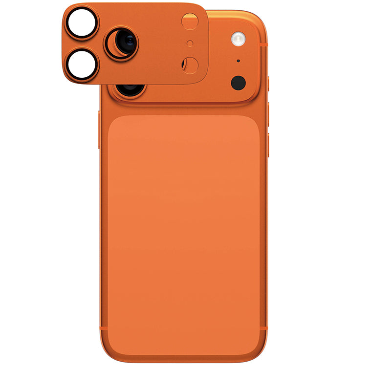 Gehärtetes Glas für die Kamera PanzerGlass Fender Camera Protector für iPhone 17 Pro Max, Orange