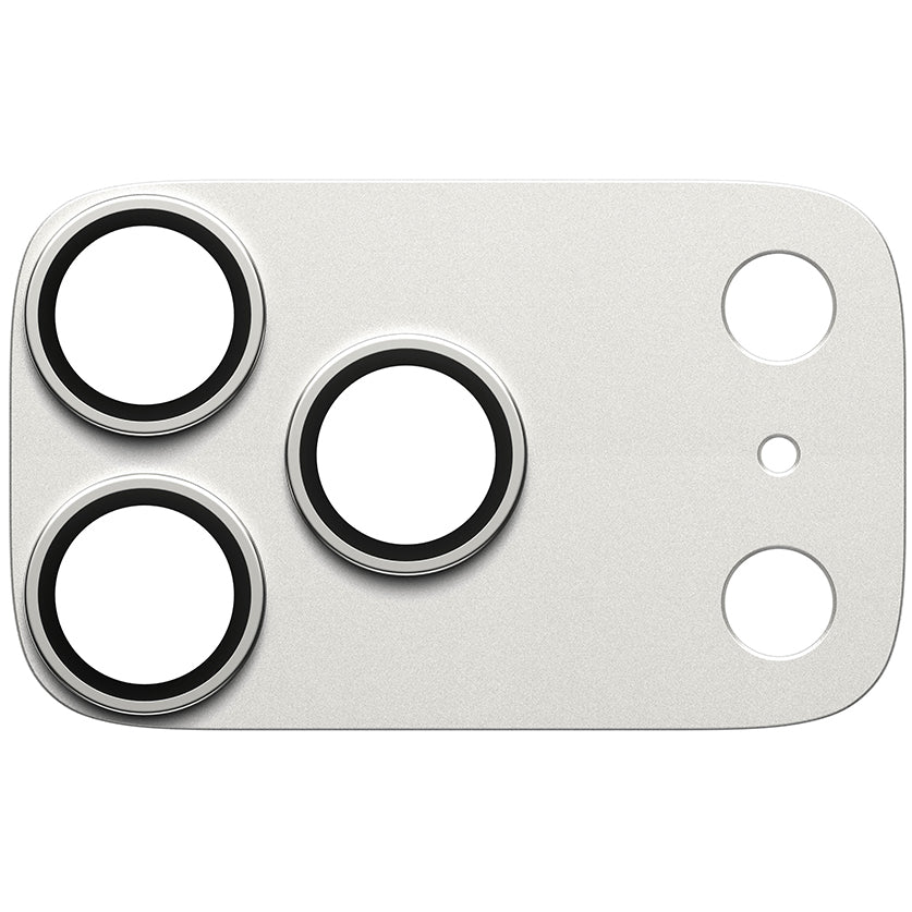Gehärtetes Glas für die Kamera PanzerGlass Fender Camera Protector für iPhone 17 Pro, Silbern