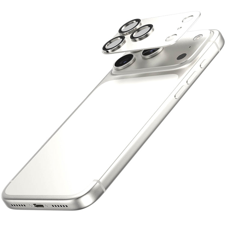 Gehärtetes Glas für die Kamera PanzerGlass Fender Camera Protector für iPhone 17 Pro, Silbern