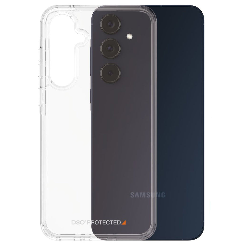 Schutzhülle für Galaxy A55 5G, PanzerGlass Hardcase D3O, Transparent
