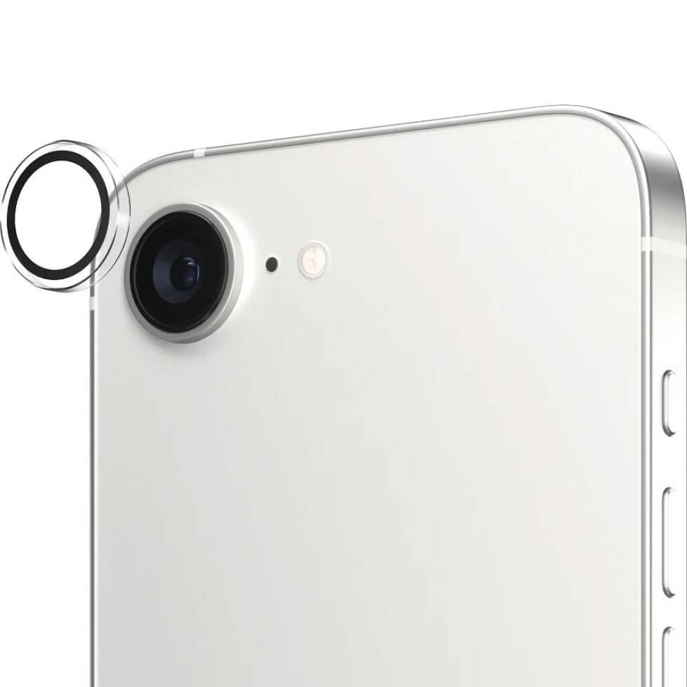 Gehärtetes Glas für die Kamera mit Applikator für iPhone 16e, PanzerGlass Hoops Camera, Transparent