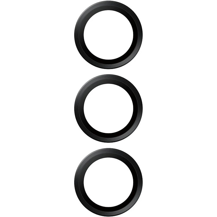 Gehärtetes Glas für die Kamera für Samsung Galaxy S24 FE, PanzerGlass Hoops Camera Lens Protector Black Metal Edition