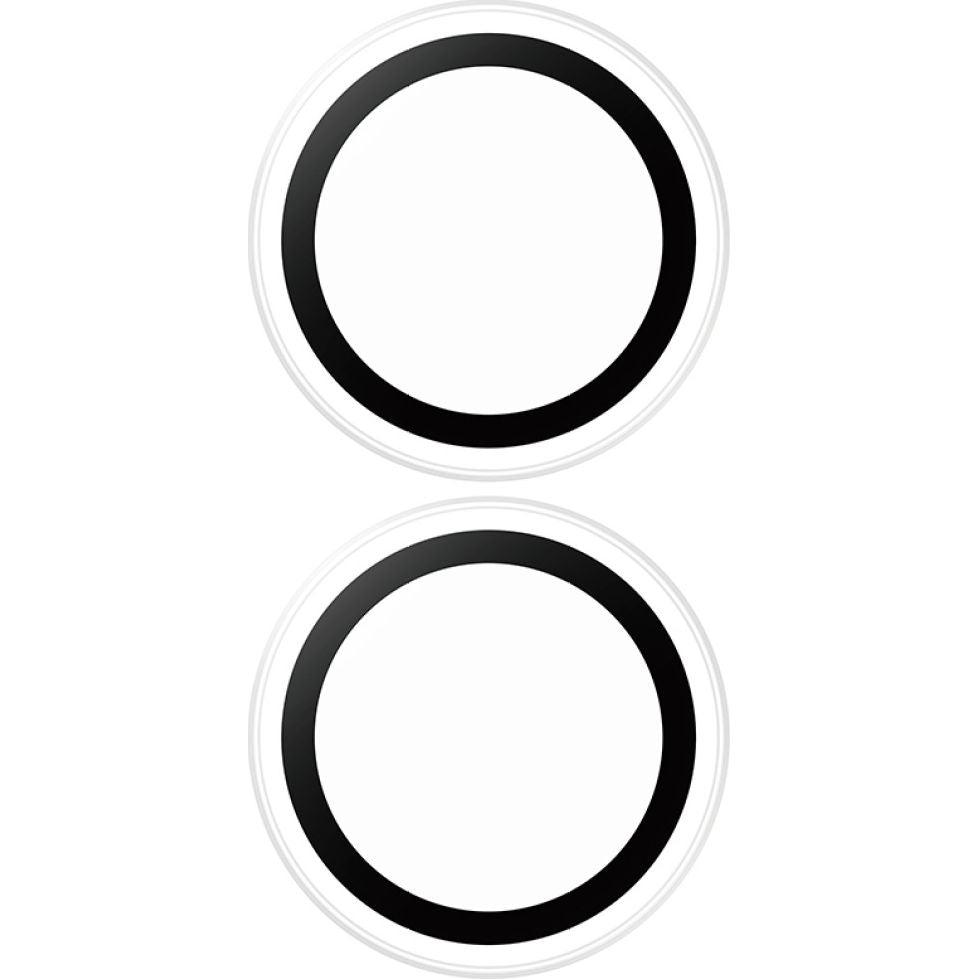 Gehärtetes Glas mit Applikator für iPhone 17 / 16 Plus / 16, PanzerGlass Hoops Camera, Transparent