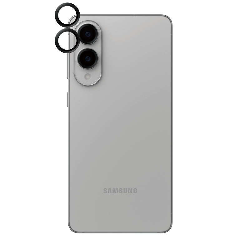 Gehärtetes Glas für die Kamera mit Applikator für Galaxy S25 Edge, PanzerGlass Hoops Camera, Schwarz
