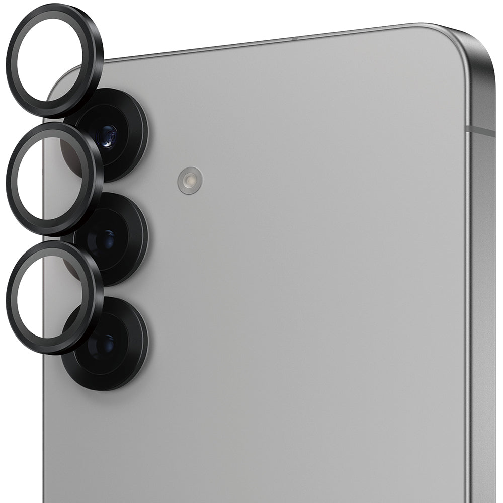 Gehärtetes Glas für Galaxy S25 Plus, PanzerGlass Hoops Camera, Schwarz