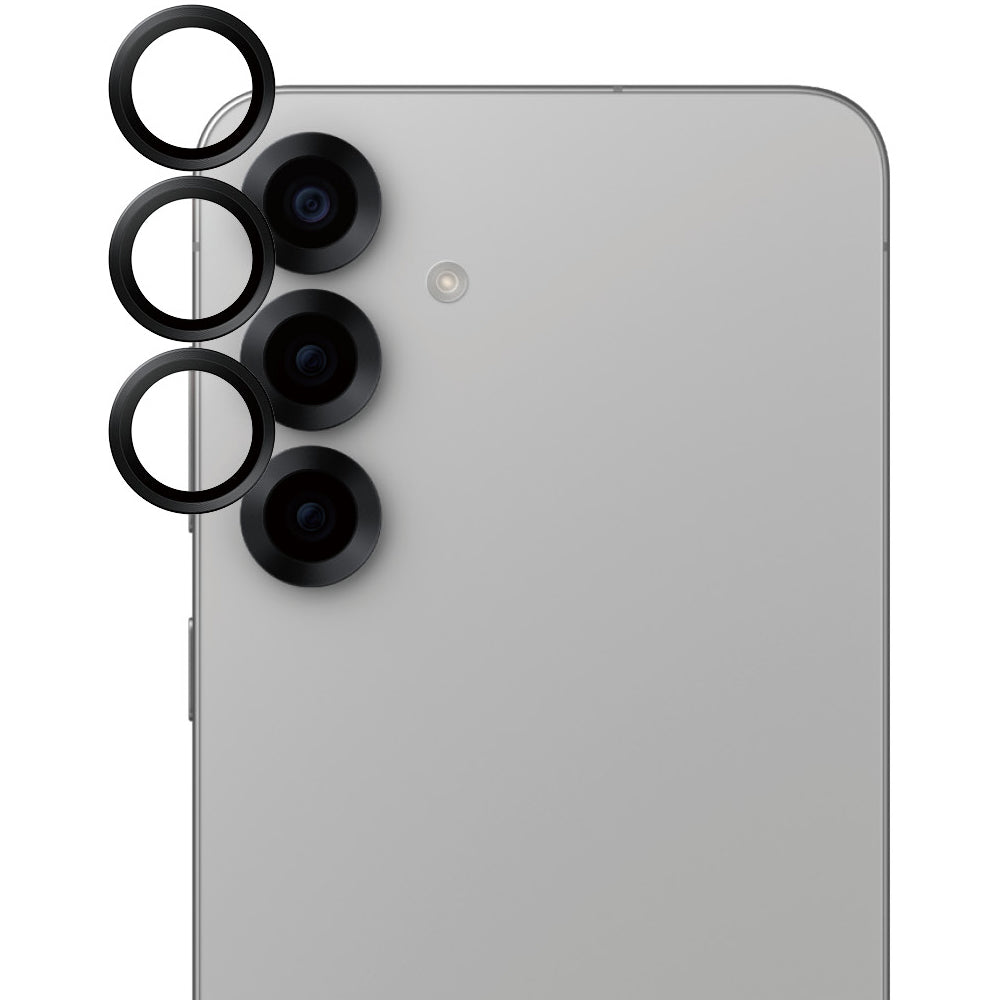 Gehärtetes Glas für Galaxy S25 Plus, PanzerGlass Hoops Camera, Schwarz