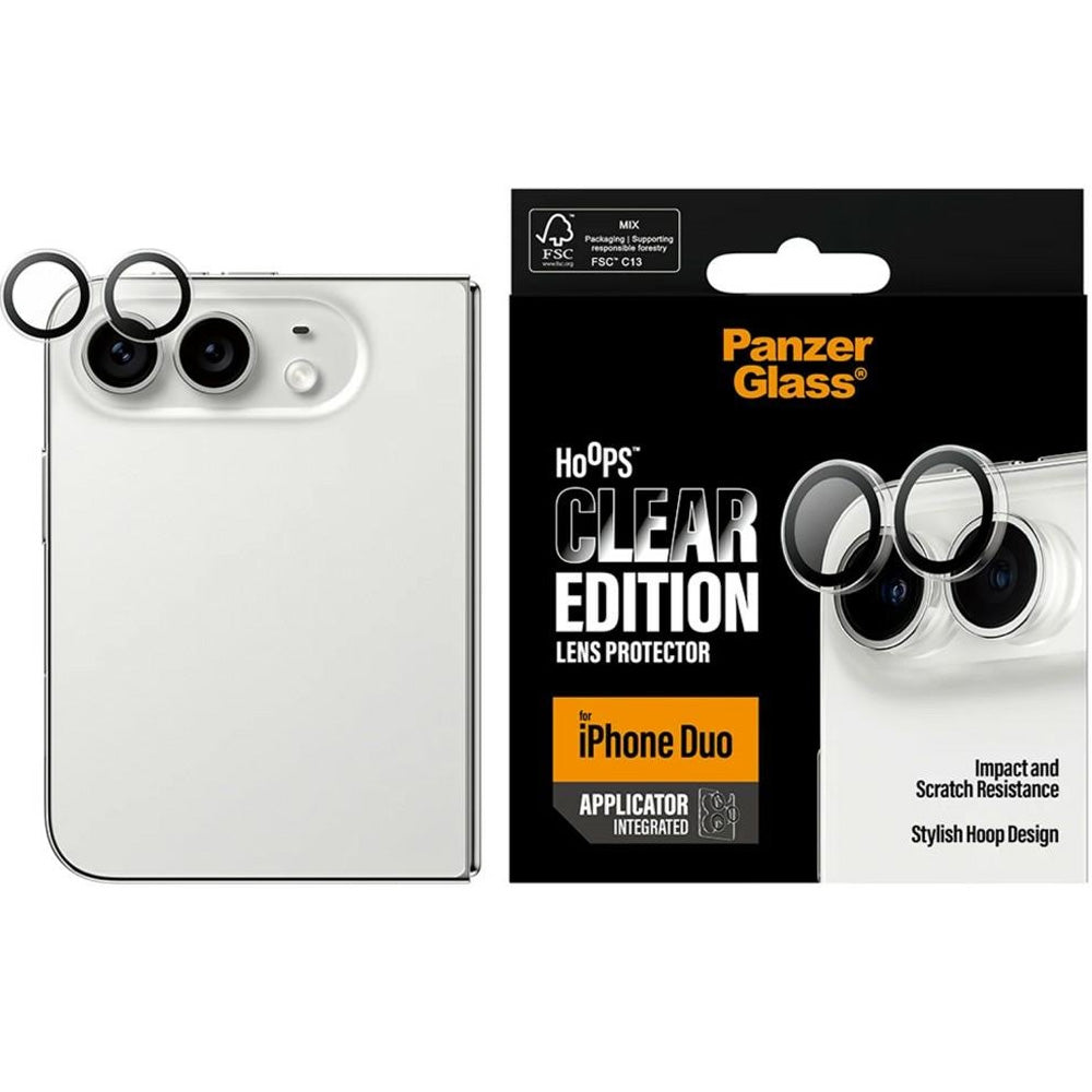 Schutzglas für die Kamera für iPhone Duo, PanzerGlass Hoops Camera, Transparent (3/6)