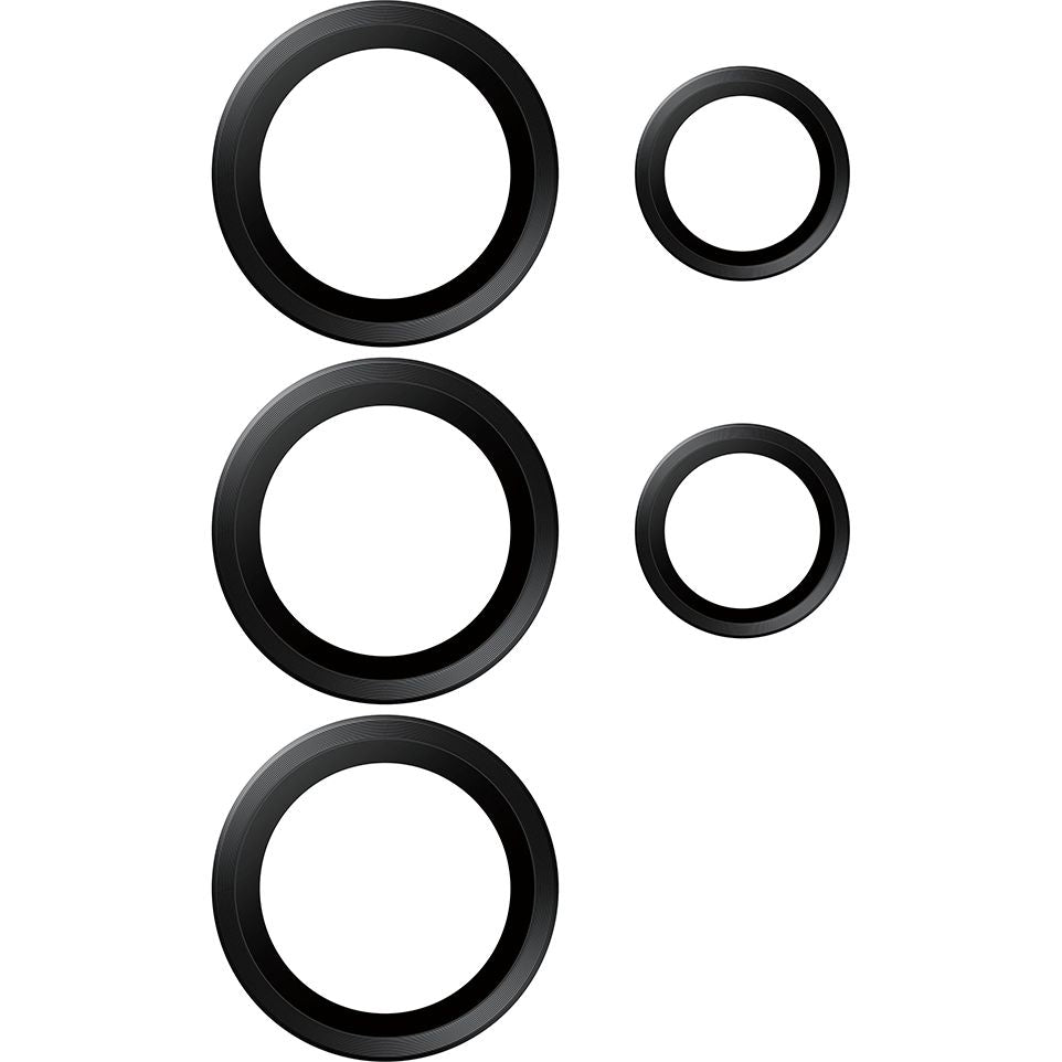 Gehärtetes Glas mit Applikator für Galaxy S26 Ultra, PanzerGlass Hoops Camera, Transparent-Schwarz