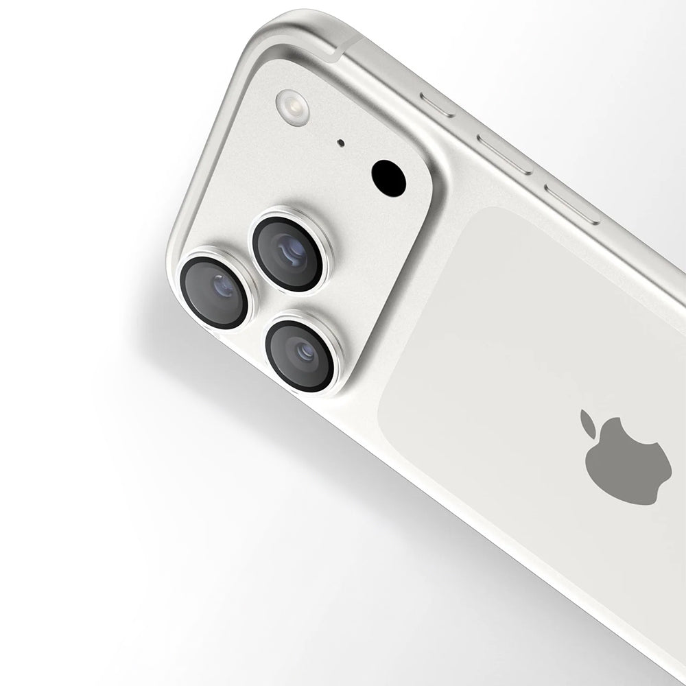 Gehärtetes Glas mit Applikator für iPhone 17 Pro Max / 17 Pro / 16 Pro Max / 16 Pro, PanzerGlass Hoops Camera, Transparent mit schwarzen Rahmen