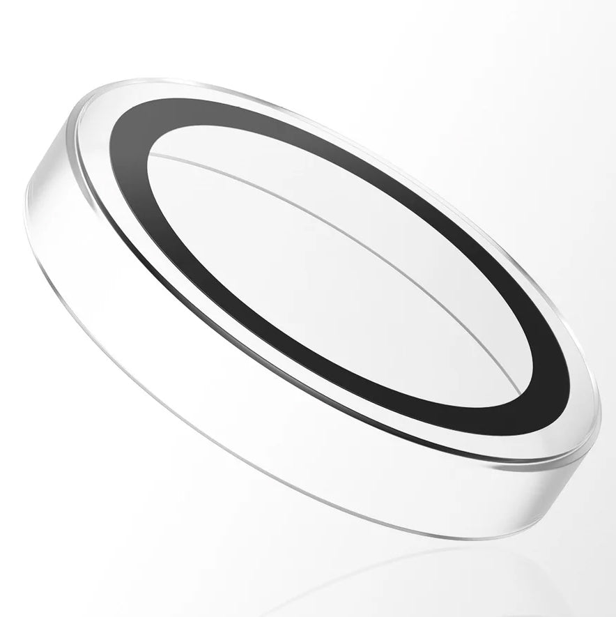 Gehärtetes Glas mit Applikator für iPhone 17 Pro Max / 17 Pro / 16 Pro Max / 16 Pro, PanzerGlass Hoops Camera, Transparent mit schwarzen Rahmen
