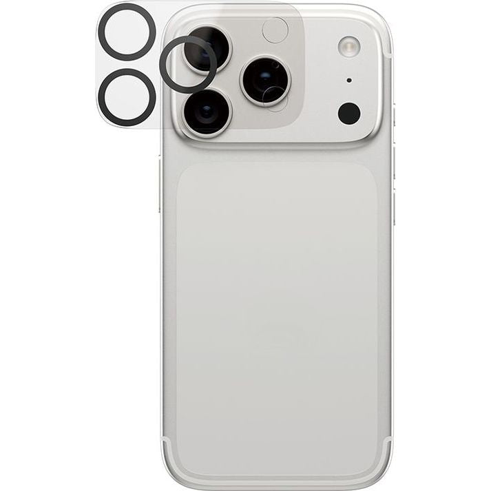 Gehärtetes Glas für iPhone 17 Pro, PanzerGlass PicturePerfect Camera Lens Protector, Transparent und Schwarz