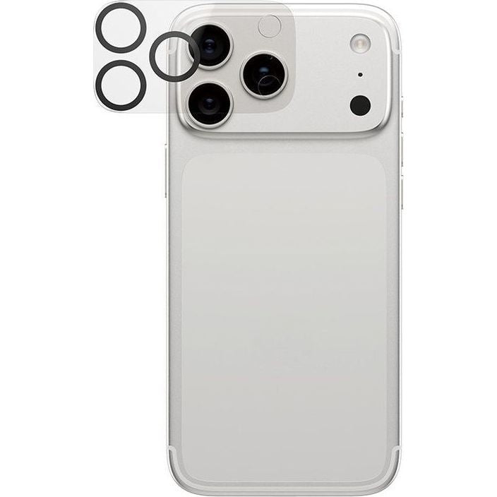 Gehärtetes Glas für iPhone 17 Pro Max, PanzerGlass PicturePerfect Camera Lens Protector, Transparent-Schwarz