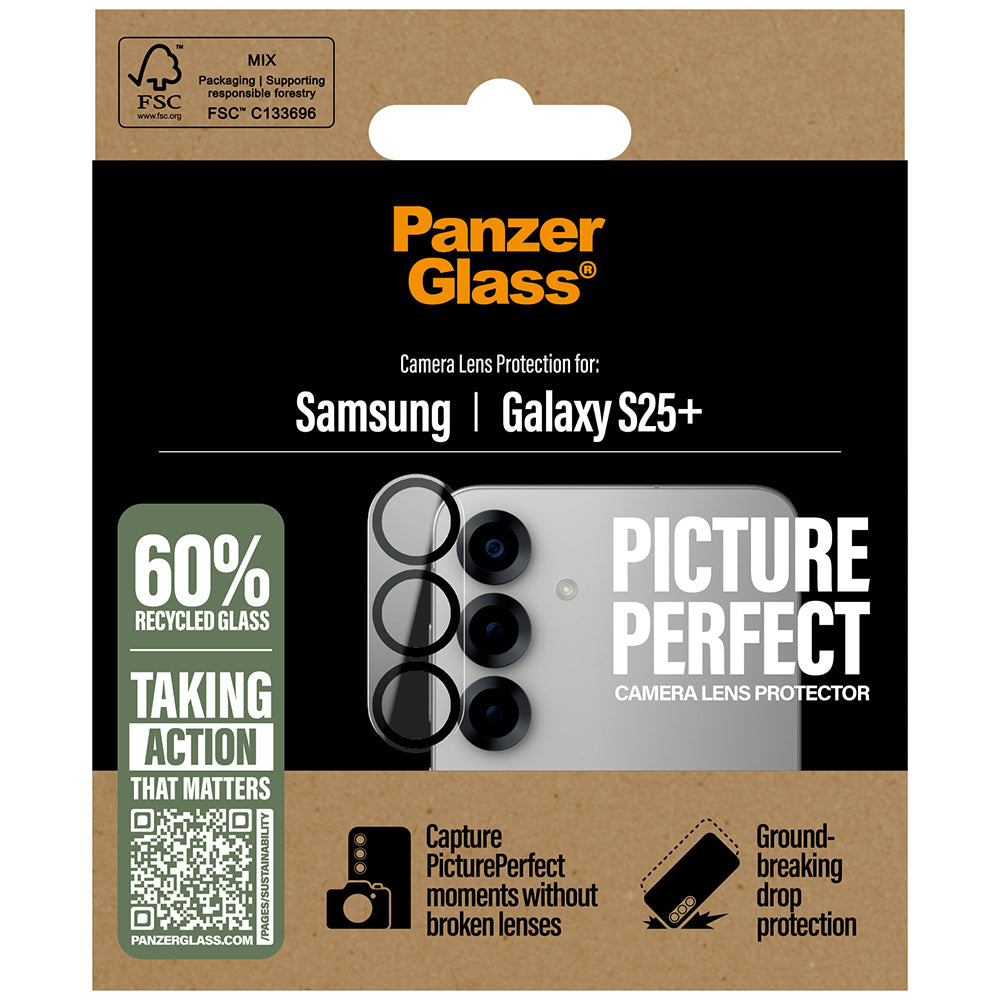 Gehärtetes Glas für Galaxy S25 Plus, PanzerGlass PicturePerfect Camera Lens Protector