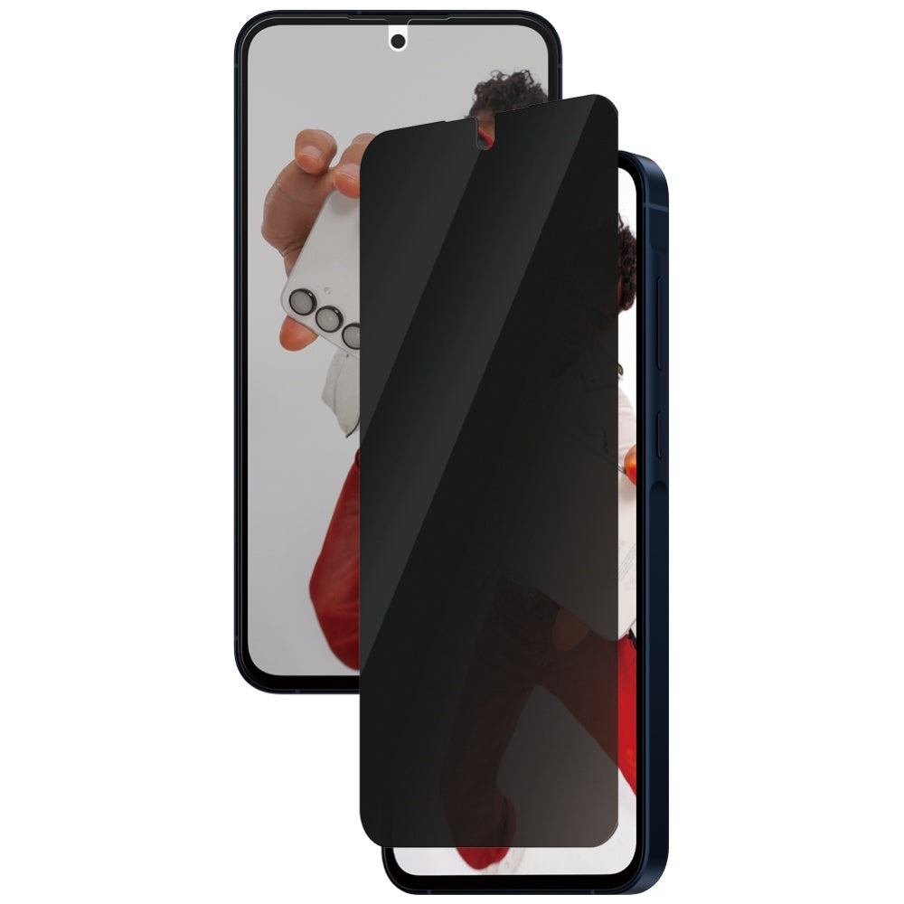 Sichtschutzglas mit Applikator für Galaxy A56 5G, Safe by PanzerGlass Ultra-Wide Fit Privacy + EasyAligner