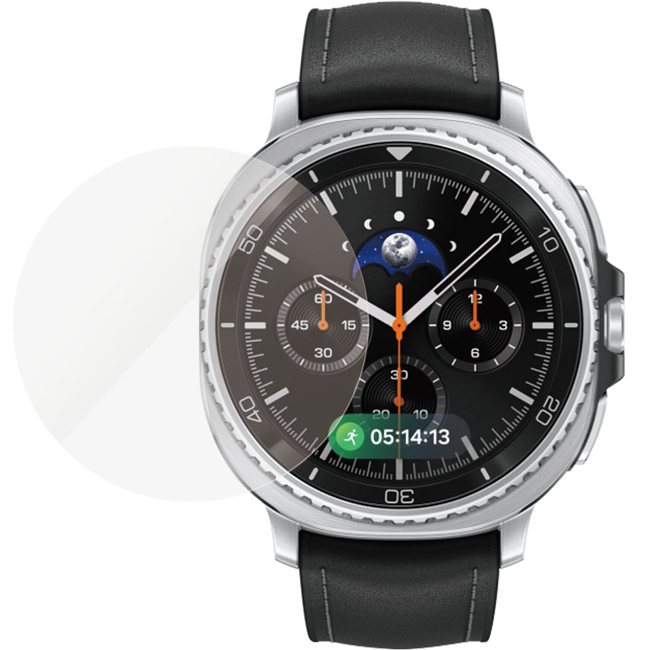 Antibakterielles Glas für Galaxy Watch 8 Classic 46mm, PanzerGlass Screen Protection, Transparent