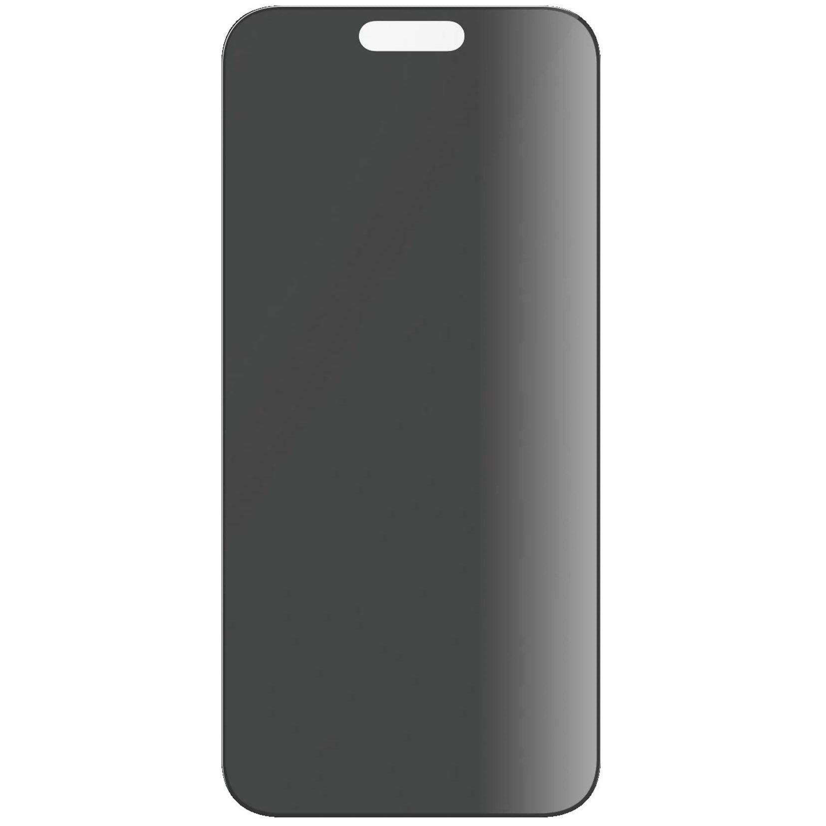 Gehärtetes Glas für das gesamte Display PanzerGlass Ultra-Wide Fit Privacy + EasyAligner für iPhone 15 Pro Max, Getönte mit schwarzer Rahmen